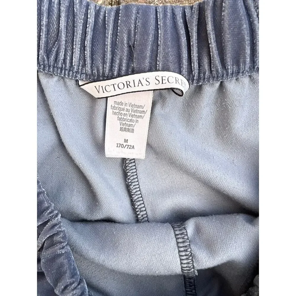 Victoria's Secret gray velour sleep shorts size M